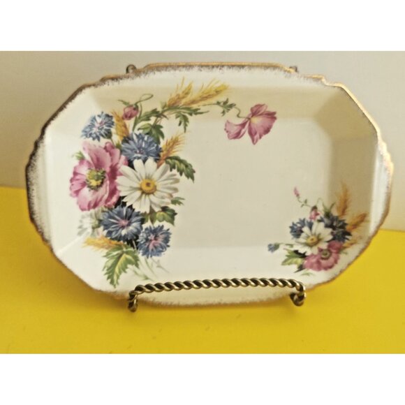 Royal Albert - Harvest Bouquet - Serving/Candy/Butter Dish 7" x 5" - Picture 9 of 11
